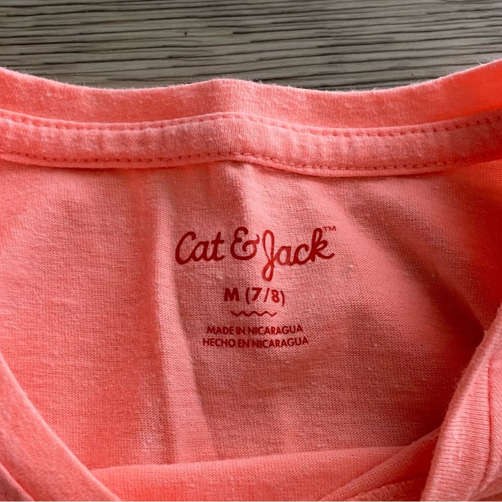 4/$25 ☀️ | Cat & Jack | Short-Sleeve Graphic Tee for Girls | M (7-8) - Picture 6 of 6